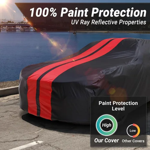 Vista 43 de iCarCover Funda de automóvil de alta calidad para Mazda CX-5 2013-2023, impermeable, para todo tipo de clima, lluvia, nieve, UV, protector