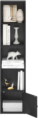 Vista 400 de Furinno - Estantería de cubos de 5 niveles serie Luder para libros y almacenamiento, color roble francés