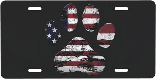 Vista 24 de Placa de matrícula retro Daisy, placa de matrícula delantera decorativa para el auto, placas de matrícula novedosas de aluminio, etiqueta