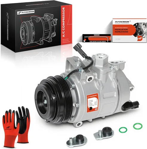 A-Premium Compresor de aire acondicionado de CA con embrague compatible con Ford Fusion 2.0L 2.5L 2013-2020, Edge 2.0L 2016-2018 y Lincoln MKZ 2.0L