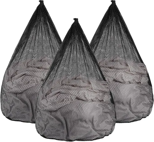 3 Piezas Bolsas de Malla para Lavandería Bolsas de Malla para Lavadora Jumbo para Ropa Delicada, Ropa de Cama, Juguetes con Cierre de Cordón