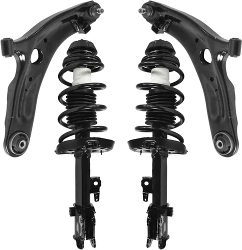 Vista 38 de Detroit Axle - 4 brazos de control traseros para Ford C-Max Focus Mazda 3 5 Volvo C30 C70 S40 V50, 4 brazos de control superior e inferior
