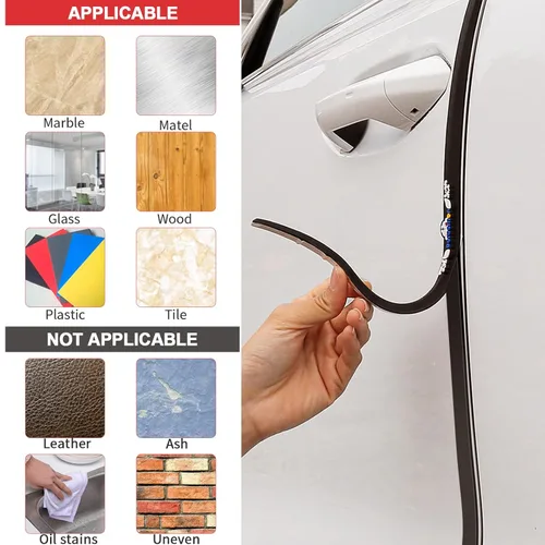 Vista 3 de Cinta 3M de doble cara, cinta de montaje 3M VHB de 20 pies x 0.4 pulgadas, cinta de espuma resistente e impermeable, cinta adhesiva fuerte de dos