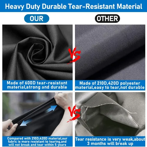 Vista 3 de Griddle Cover for Blackstone 36in ProSeries Grill,Rip-Proof Upgraded Heavy Duty Material 70in Culinary Griddle Cover,Waterproof UV & Fade Resistant