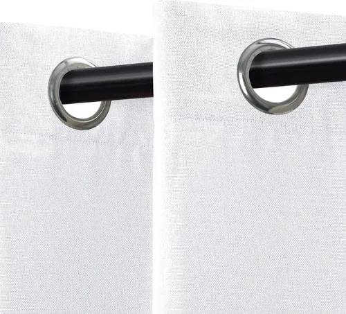 Vista 11 de Superior Linen Semi Blackout Curtains, Room Darkening, Bedroom, Drapes, Kitchen, Living Room Window Accents, Sun Blocking, Grommet Header, Classic