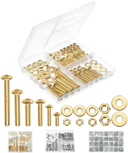 Vista 9 de Mr. Pen - Kit surtido de pernos, tuercas y arandelas, 113 piezas, negro, juego de pernos y tuercas