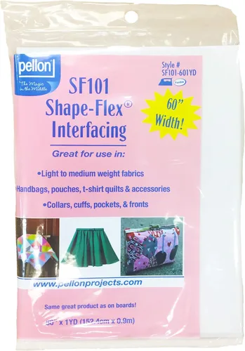 Pellon PELSF101.601YD - Cobija flexible 100% algodón, color blanco