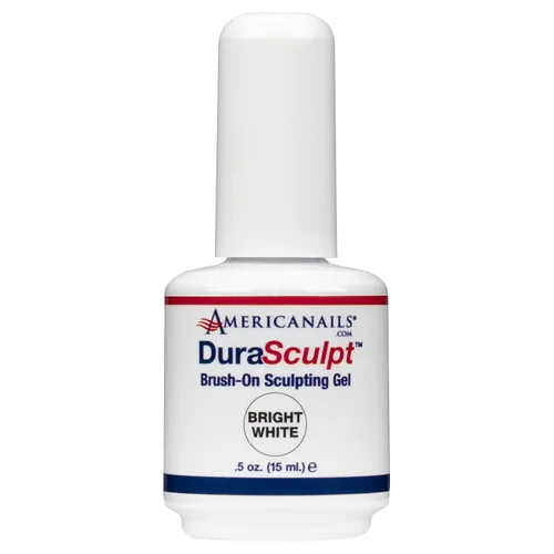 Vista 8 de Americanails DuraSculpt - Gel escultor con brocha, constructor en una botella, gel de escultura empapado para extensiones de uñas, gel constructor