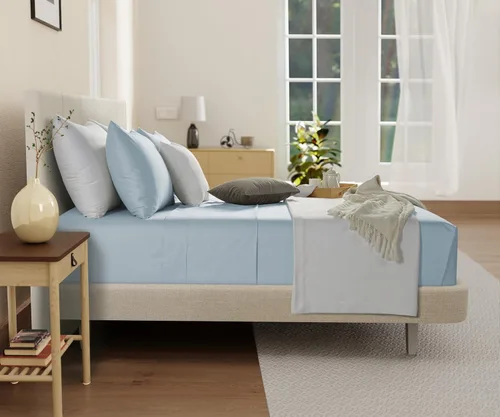 Vista 50 de Juego de sábanas 100% de algodón egipcio, tamaño Queen, juego de sábanas de bolsillo profundo, sábanas de algodón de 800 hilos, naturalmente