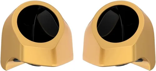 Vista 385 de Advanblack Alpine Green Tour Pack - Paquete de altavoces de 6.5 pulgadas, carcasa de audio trasera, color a juego, ajuste Harley King Tour Pack