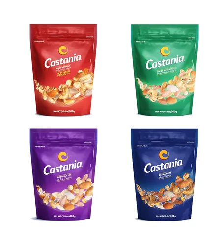 Vista 19 de Castania Nueces mixtas libanesas para barbacoa, mezcla regular con cacahuetes, semillas de calabaza, maíz y garbanzos, 10.6 onzas