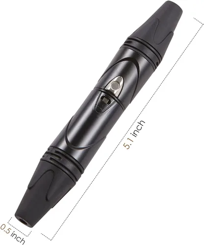 Vista 5 de MFL. Conector de cable XLR de 3 pines macho y hembra con carcasa de níquel y contactos plateados, conector de enchufe de cable de micrófono, 4 pares