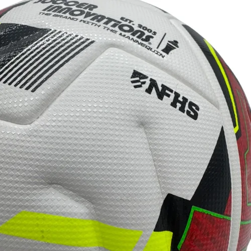 Vista 8 de Soccer Innovations Speed Demon - Balón de fútbol NFHS, diseño de 12 paneles, tamaño 5, alta visibilidad
