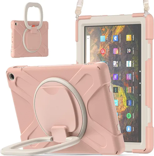 Vista 12 de Funda portátil de rotación de 360° para tablet Fire HD 10 y 10 Plus