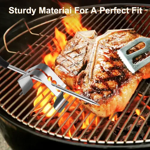 Vista 6 de Reemplazo de sonda de carne para parrillas de pellets, accesorios de sonda de temperatura de enchufe de 0.098 in, piezas de repuesto para sensor