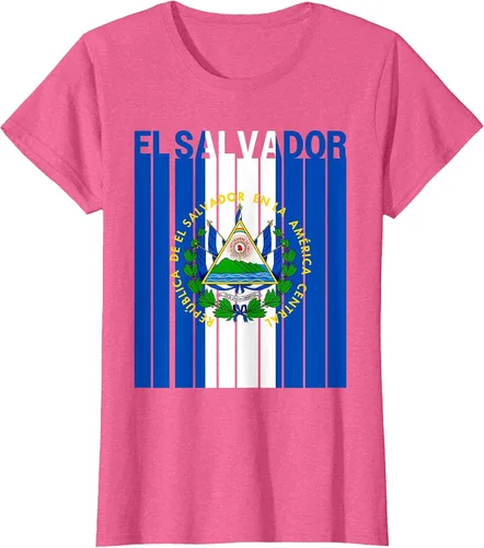 Vista 12 de Camiseta con la bandera de El Salvador