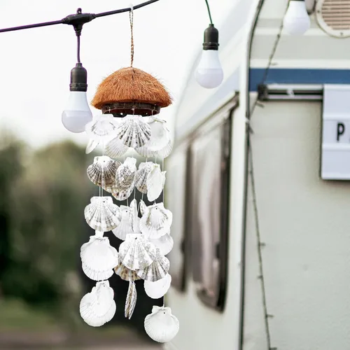 Vista 6 de stonechic 50 conchas de vieira para manualidades, grandes de 4 a 5 pulgadas, conchas naturales de playa blancas a granel para decoupage