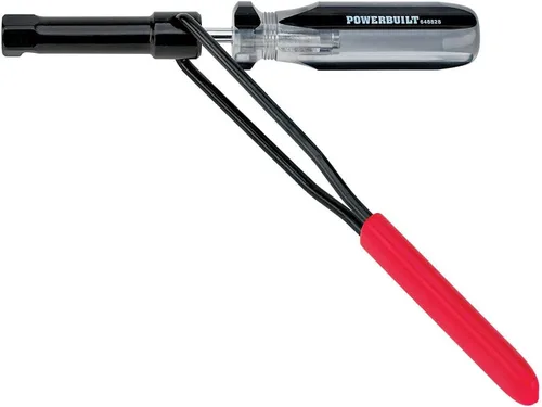 Powerbuilt herramienta de ajuste de válvula de tuerca de 12 mm y 7-1/2 pulgadas, perno de ajuste de válvula ranurada, para motores de vehículos