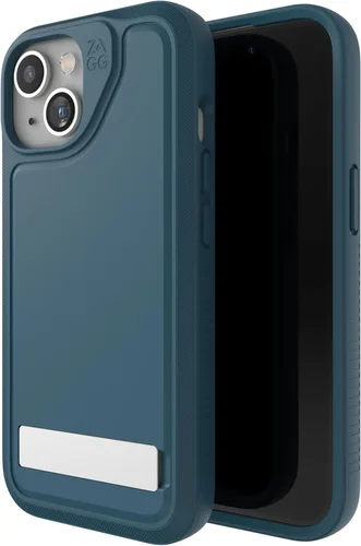 Vista 20 de ZAGG Everest Snap - Funda para iPhone 15 Pro con soporte, protección contra caídas (20 pies/19.7 ft), funda texturizada de triple capa para teléfono