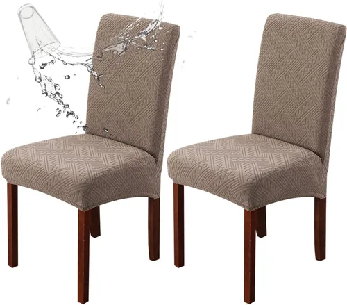 Vista 58 de Genina Fundas impermeables para sillas Parsons de comedor, fundas elásticas para sillas Parsons para comedor, cocina, funda protectora para silla