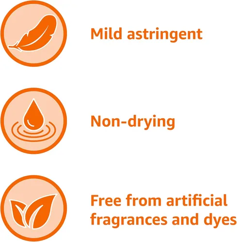 Vista 5 de Amazon Basics Hamamelis USP Astringente para piel grasa, alivio de la irritación y el enrojecimiento, sin perfume, 16 onzas líquidas