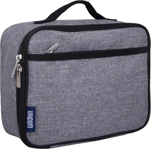 Vista 11 de Wildkin Lonchera para niños con aislamiento – Duradera y reutilizable para la escuela y los viajes - Naranja Bengala