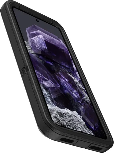 Vista 2 de OtterBox Funda para Google Pixel 8 Defender Series, color negro, resistente y duradero, con protección de puerto, incluye soporte de clip para funda