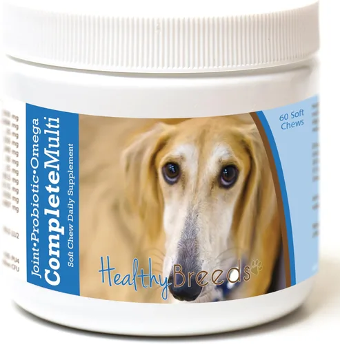 Vista 263 de Healthy Breeds Cavalier King Charles Spaniel - Multivitamínico todo en uno, completo con probióticos, glucosamina, condroitina y omegas, 60