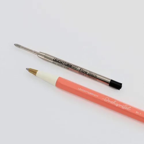 Vista 7 de LEUCHTTURM1917 - Recambios estilo Parker para Drehgriffel Nr 1 - Prueba de documentos ISO 15727-2 (paquete de 2, punta fina, negro)