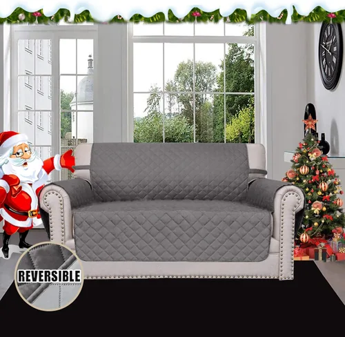 Vista 181 de Easy-Going - Funda reversible para sofá reclinable, resistente al agua, protector de muebles con correas elásticas, para mascotas y niños