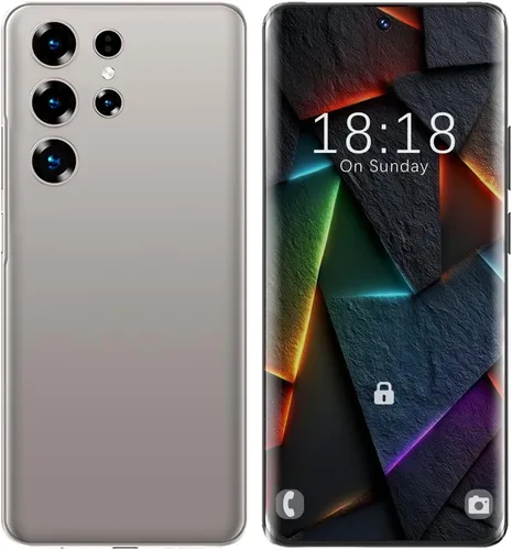 Vista 7 de Smartphone Android 12+512GB Pantalla HD de 6.9 pulgadas, 4500 mAh y cámara de 21+8 MP Desbloqueado con Dual-SIM, Face ID y OTG - Asequible sin