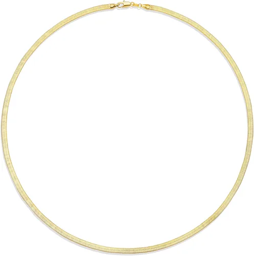 Vista 3 de Tienda Essentials Cadena de espiga chapada en oro o plata esterlina de 14 quilates