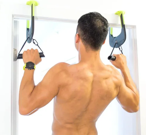 Vista 2 de Duonamic Eleviia: Portable Doorway Pull-Up Bar – Lightweight, Travel-Ready, 250 lb Capacity