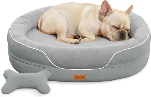 Vista 14 de CWAWZ Cama ortopédica grande para perros, 36 pulgadas, cama para perros de gran tamaño con cojines envolventes completos, camas refrescantes