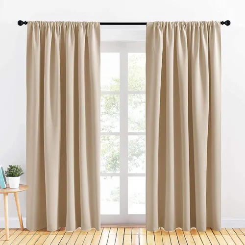 70"W x 84"L (Pack of 2) · Biscotti Beige