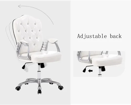 Vista 4 de Home Office Chair Ergonomic Desk Chair Computer Chair with Lumbar Support Armrest Executive Rolling Swivel Adjustable Task Chair for Women Adults