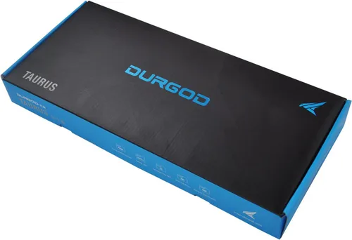 Vista 6 de Durgod Taurus K320 TKL - Teclado mecánico para gamers (87 teclas, doble disparo PBT, NKRO - USB tipo C, Gris (Space Grey)