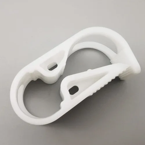 Vista 3 de Abrazadera de tubo de plástico grande para control de flujo de manguera, 12 grados, clip de tubo de laboratorio ajustable, abrazadera de manguera