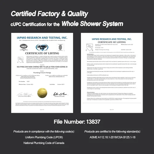 Vista 6 de KOJOX Sistema de ducha de 12 pulgadas con cabezal de ducha de lluvia de alta presión, cabezal de ducha de mano, kit de ajuste de boquilla de grifo