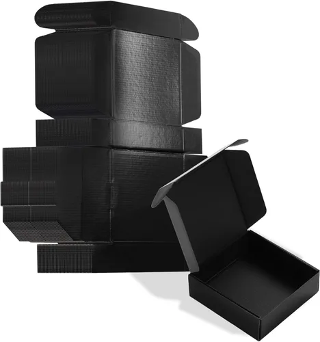 Vista 48 de ZBEIVAN Juego de 50 cajas de envío blancas de 3 x 3 x 3 pulgadas, cajas de cartón corrugado para embalaje de regalos de correo de pequeñas empresas