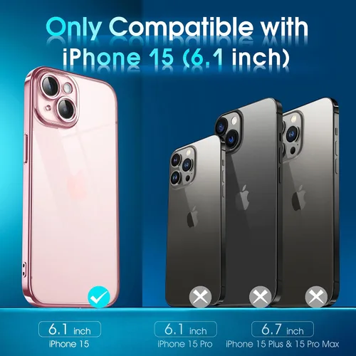 Vista 670 de Supdeal Funda cristalina transparente para iPhone 11, [No se amarillea] [Protección de la cámara] [Probado contra caídas de grado militar] Funda