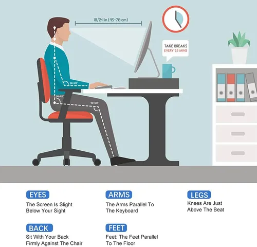 Vista 5 de Silla de computadora para videojuegos, silla de computadora de carreras, silla de oficina, silla de escritorio moderna y ajustable, silla ergonómica