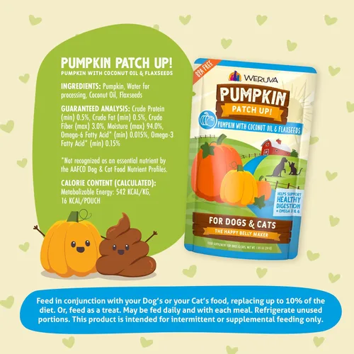 Vista 5 de Weruva ¡Parche de calabaza! Bolsas de calabaza para perros y gatos