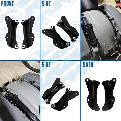 Vista 9 de Kit de accesorios de acoplamiento para motocicleta de 4 puntos para Harley Touring Street Glide Electra Glide Road Glide Road King 2014-2025 Vivid