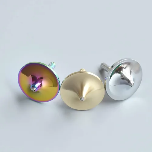 Vista 5 de Spinning Top - Juguetes giratorios de metal precisos para escritorio, juguetes pequeños para ansiedad (plata, oro, negro)