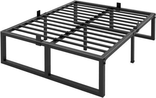 Vista 11 de Yitong Angel Armazones de Cama Gemela Plataforma, 14 Pulgadas de Alto 3500 lbs Plataforma de Metal de Servicio Pesado, Base de Colchón con Soporte