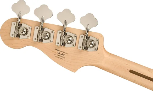 Vista 7 de Fender Squier Affinity Precision Bass PJ Bundle con estuche, afinador, correa y DVD instructivo Austin Bazaar, verde surf