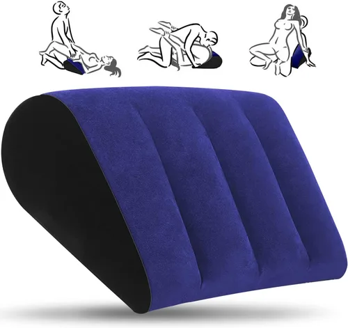 Almohada de sexo portátil Cojín inflable Almohada de posición sexual para adultos Lumbar