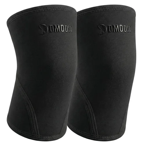 Vista 10 de DMoose Fitness Coderas para Levantamiento de Pesas (Par) de 40" Ajustables para Soporte Articular, Alivio del Dolor y Tendinitis - Correas para Codo