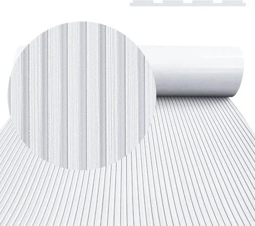 Vista 8 de Piso de Barco de Espuma EVA Cubierta de Espuma de Barco Camuflaje 94"x45"/35"/23" Tapete Antideslizante para Barco Autoadhesivo Rollos de Espuma